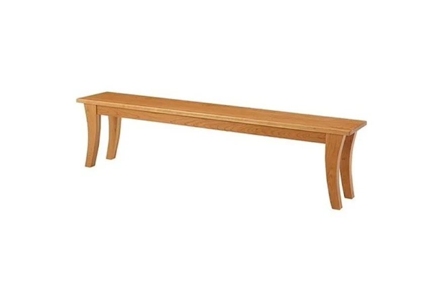 Gibson Bench by Amish Impressions by Fusion Designs at Mueller Furniture