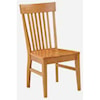 Amish Impressions by Fusion Designs Gibson Side Chair - Wood Seat