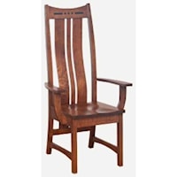 Arm Chair - Leather Seat