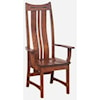 Amish Impressions by Fusion Designs Hayworth Side Chair - Leather Seat