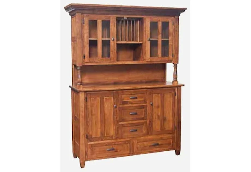 Lagrange Tuscana Hutch by Amish Impressions by Fusion Designs at Mueller Furniture