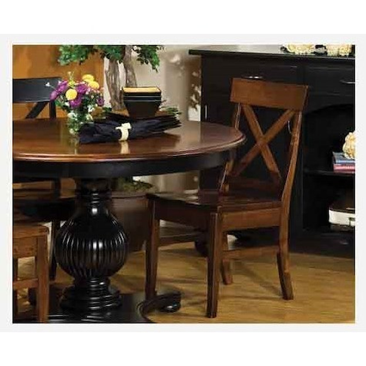 Amish Impressions by Fusion Designs Richmond Customizable Solid Wood Chair