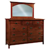 Amish Impressions by Fusion Designs Savannah Dresser and Mirror