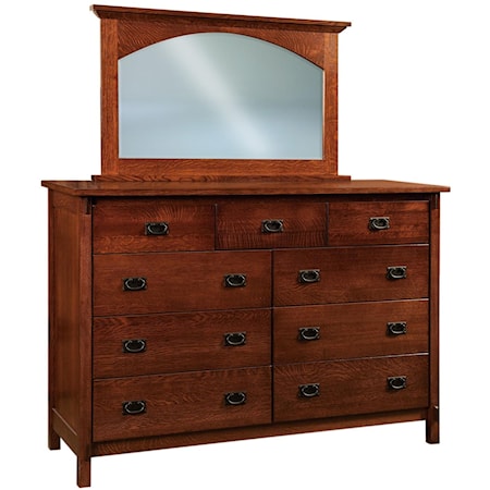 Dresser and Mirror