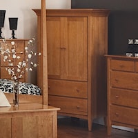 Armoire with 2-Door Cabinet and 2 Drawers