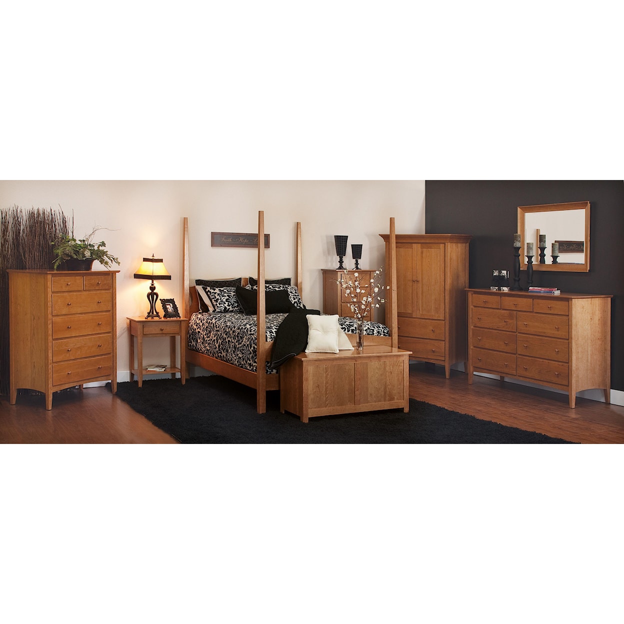 Amish Impressions by Fusion Designs Sedona Cal King Poster Bed
