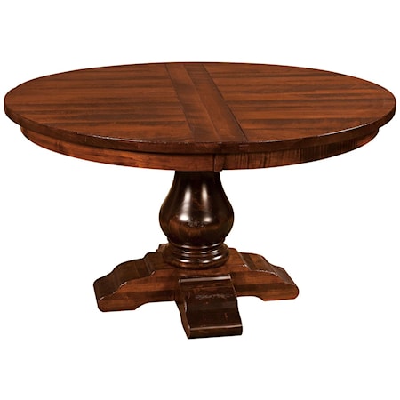 60" Round Dining Pedestal Table