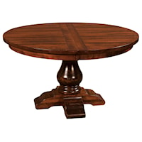 54" Round Dining Pedestal Table