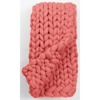 Ava Chunky Throw, Coral