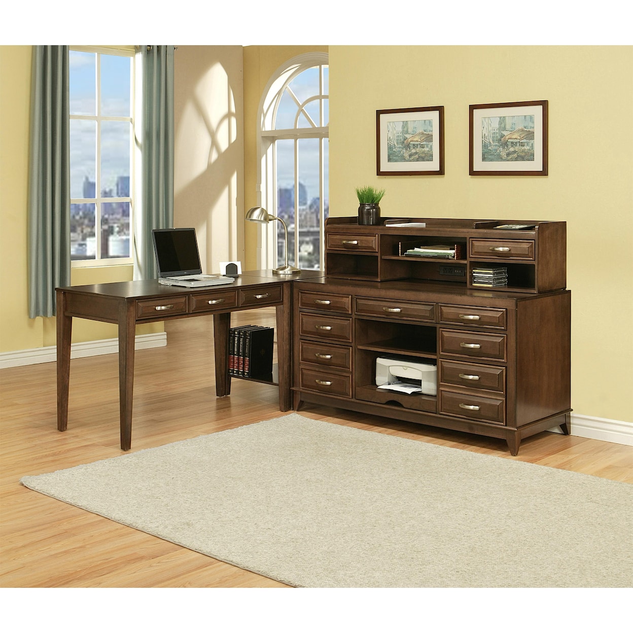 APA by Whalen Albany 60" Workcenter & Hutch