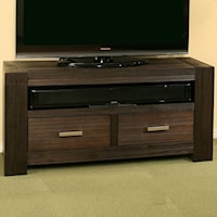 51" Media Console with Electronic Compartment Storage