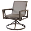 Alfresco Hampton Outdoor Swivel Sling Chair