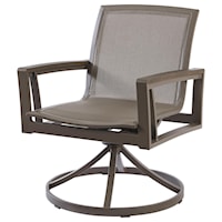 Outdoor Swivel Sling Chair