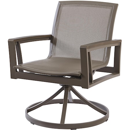 Outdoor Swivel Sling Chair