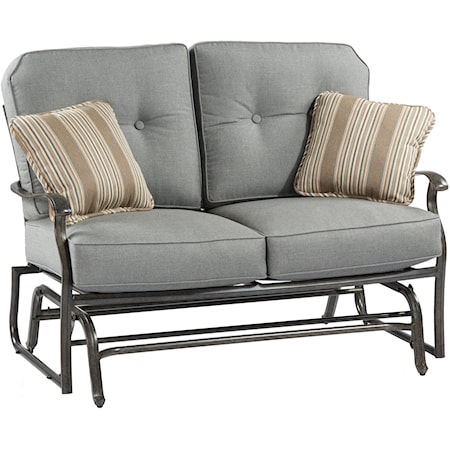 LOVESEAT GLIDER With 2 Pillows