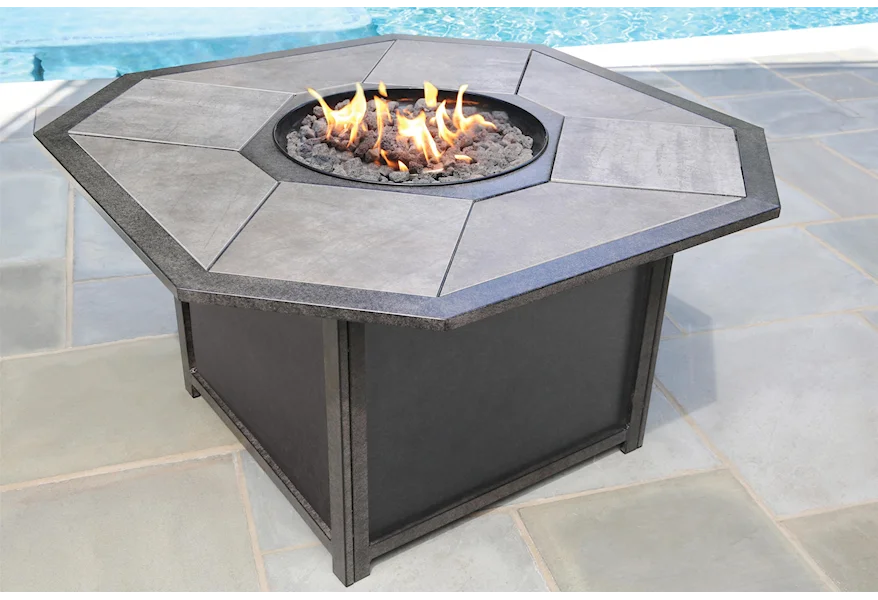 Madison Firepit With Beads by Apricity Outdoor at Johnny Janosik