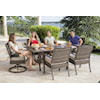 Alfresco Wyndham Outdoor Swivel Rocker Dining Chair