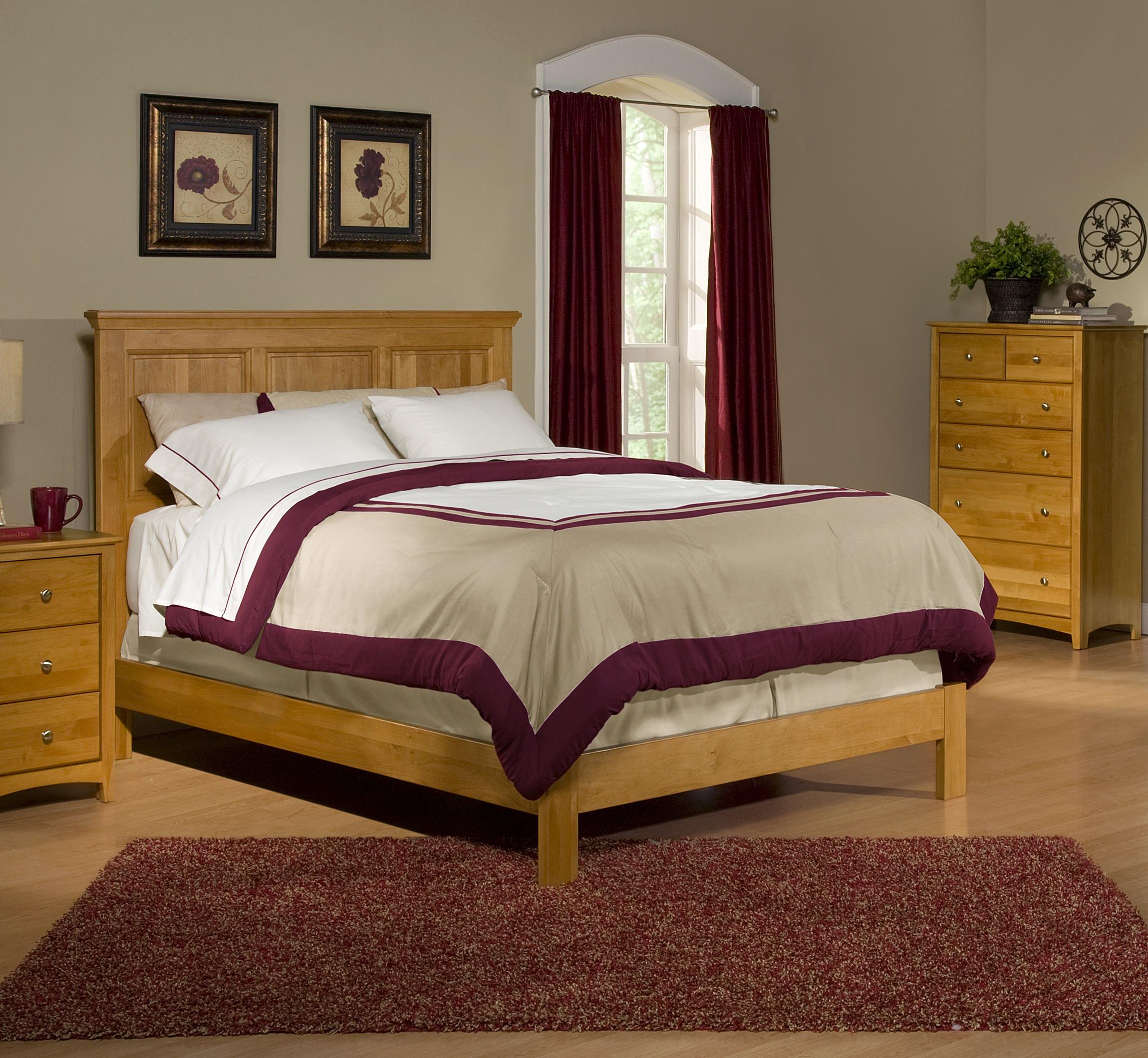 Queen Raised Panel Bed