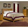 Archbold Furniture Alder Shaker - Honey Queen Raised Panel Bed