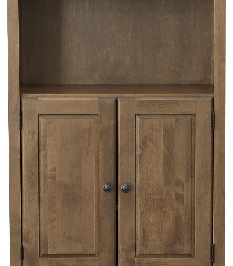 Alder Bookcase with Doors
