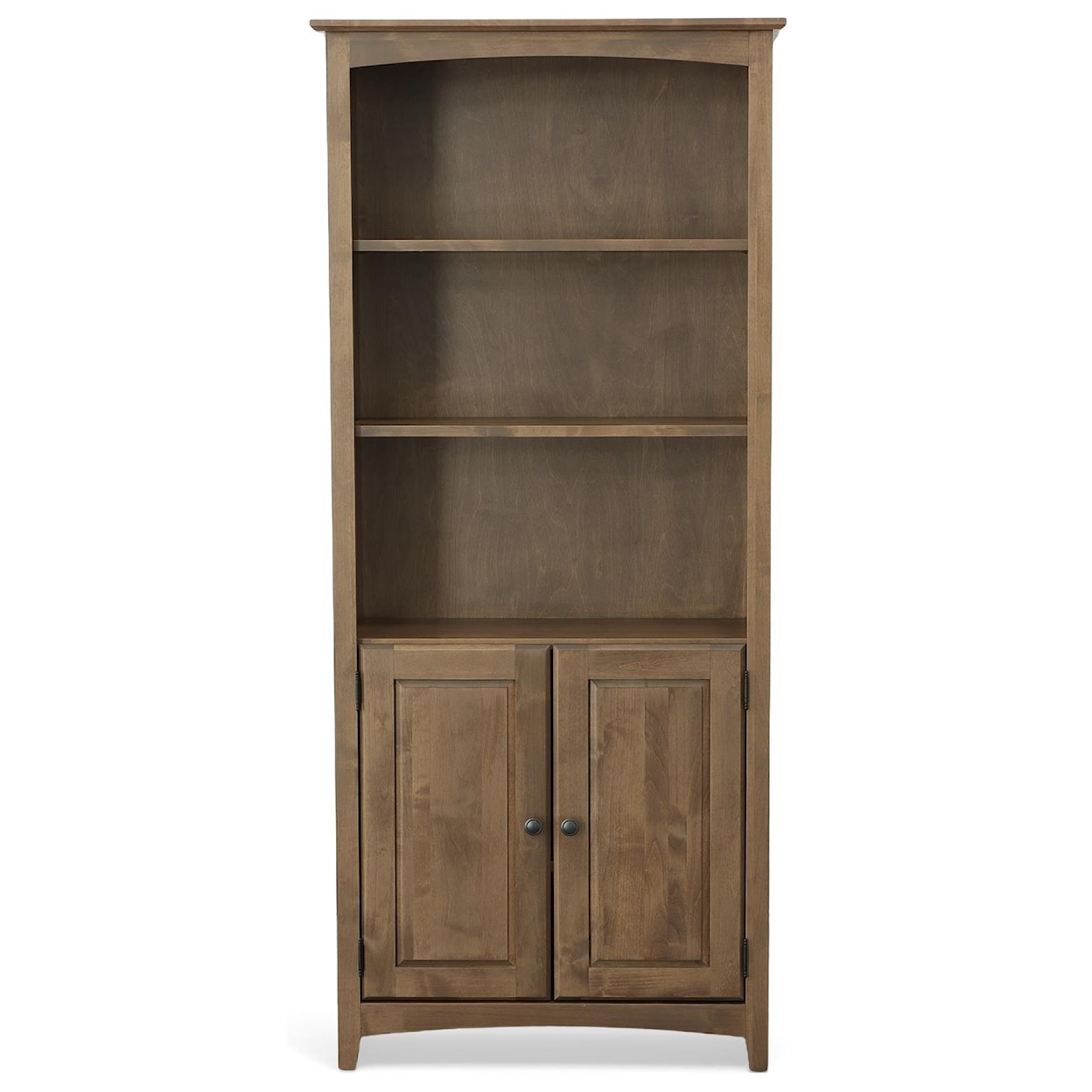 Archbold Furniture Alder Bookcases Alder Bookcase with Doors