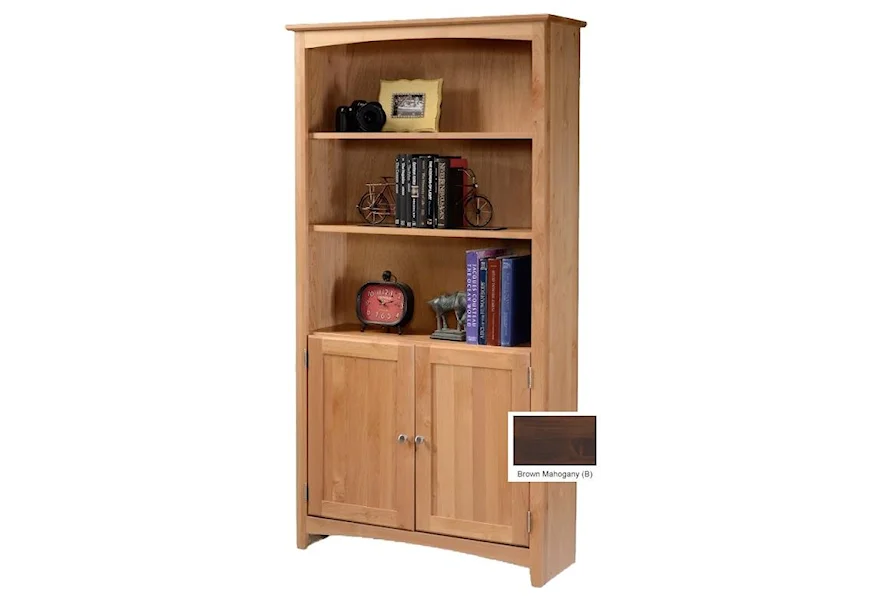 Alder Bookcases 72" Tall Bookcase by Archbold Furniture at Coconis Furniture & Mattress 1st