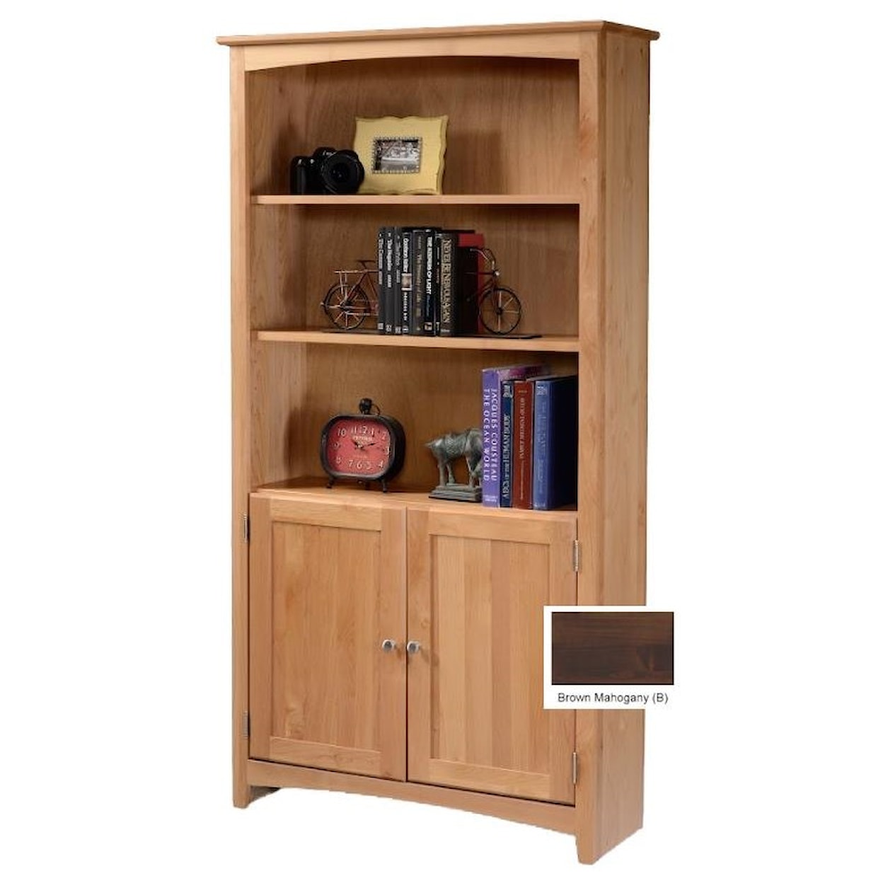 Archbold Furniture Alder Bookcases 72" Tall Bookcase