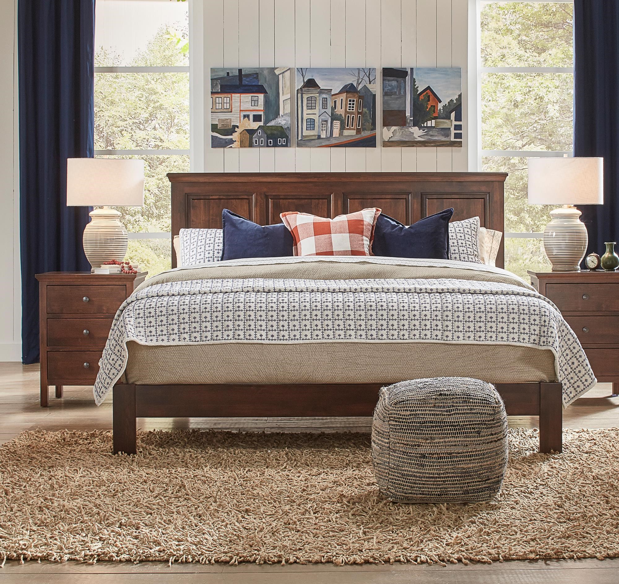 Queen Raised Panel Bed