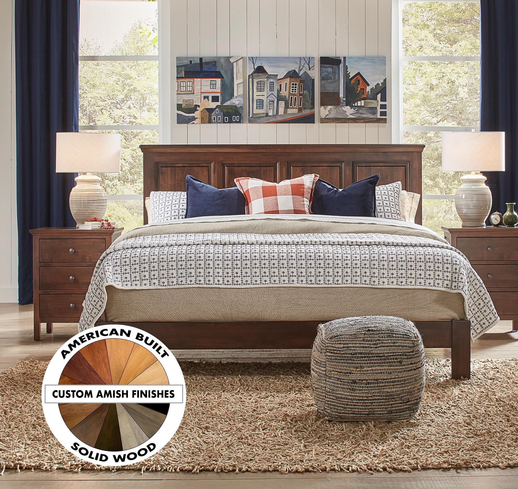 Queen Raised Panel Bed