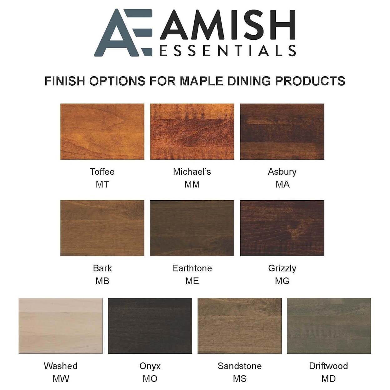 Archbold Furniture Amish Essentials 7pc Amish Dining Set