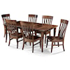 Archbold Furniture Amish Essentials 7pc Amish Dining Set