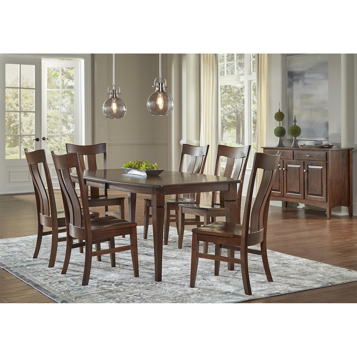 Archbold Furniture Amish Essentials 7-PC Dining Set