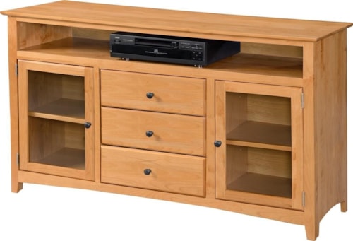 Entertainment Console (On Display in Brown Mahogany)