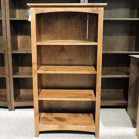 Customizable 24 X 48 Alder Bookcase