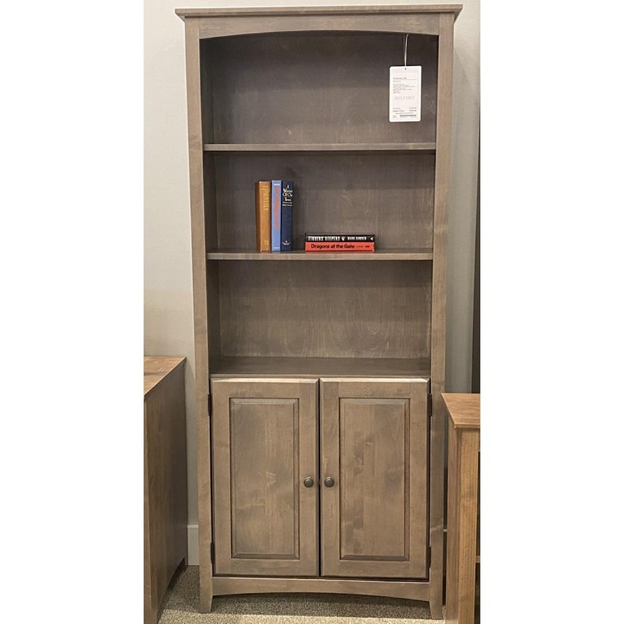 Archbold Furniture Alder Bookcases Customizable 30 X 72 Bookcase 