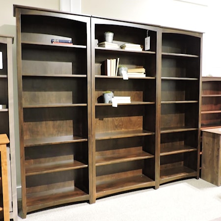 Customizable 3 Piece Bookcase Wall Unit