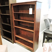 Customizable 36 X 60 Open Bookcase with 5 Shelves 