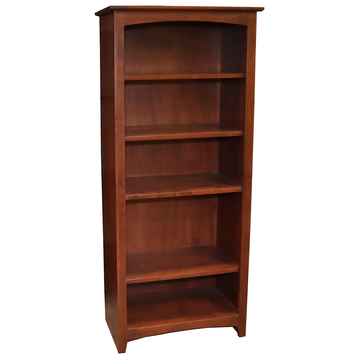 Archbold Furniture Alder Bookcases Alder Bookcase 36 x 72