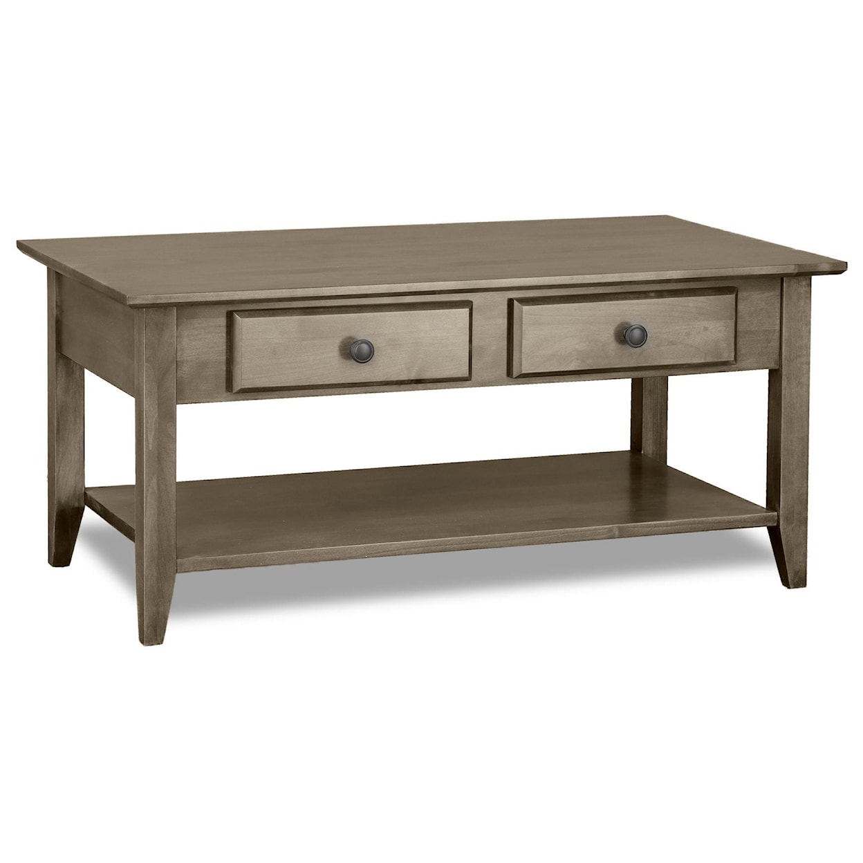 Archbold Furniture Occasional Tables Coffee Table w/ Shelf