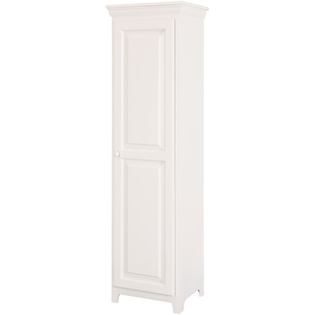 Solid Pine 1 Door Pantry with 4 Adjustable Shelves