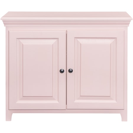 Solid Pine 2 Door Cabinet with 1 Adjustable Shelf