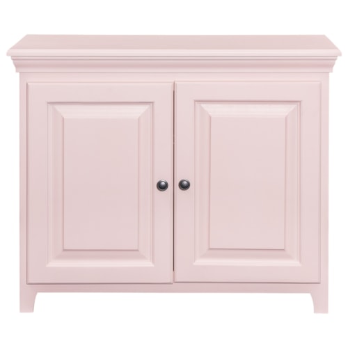 Solid Pine 2 Door Cabinet with 1 Adjustable Shelf