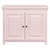 Archbold Furniture Pine Cabinets Solid Pine 2 Door Cabinet with 1 Adjustable Shelf