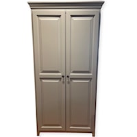 2 Door Solid Pine Pantry Cabinet