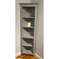 Corner Solid Pine Bookcase