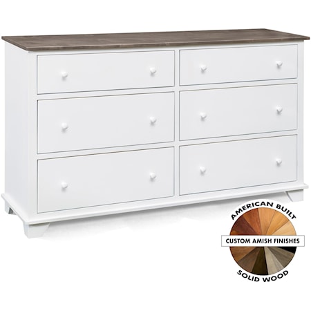 6 Drawer Dresser