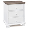 Archbold Furniture Portland 3 Drawer Nightstand