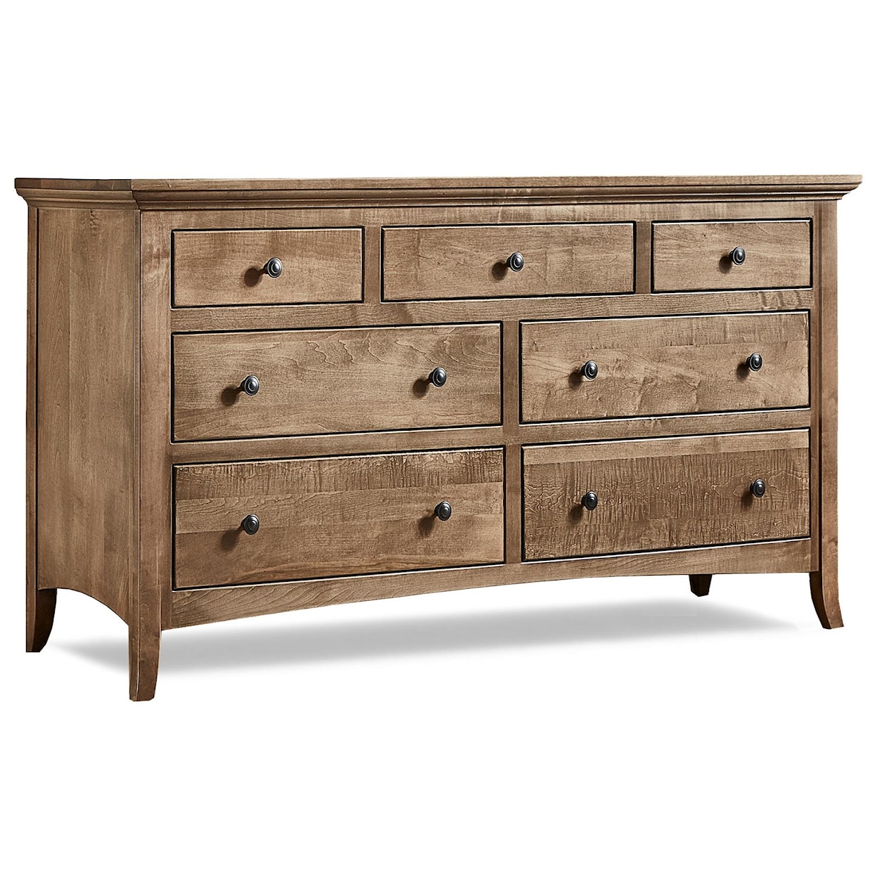 Archbold Furniture Provence Maple Collection 7-Drawer Dresser