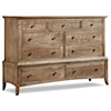 Archbold Furniture Provence Maple Collection Dresser on Dresser
