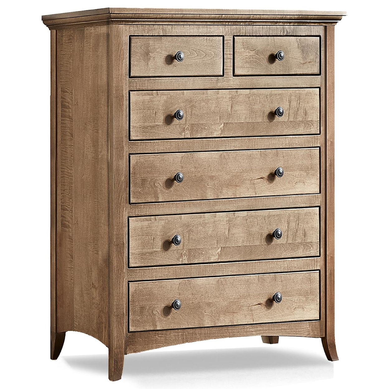 Archbold Furniture Provence Maple Collection 6-Drawer Chest